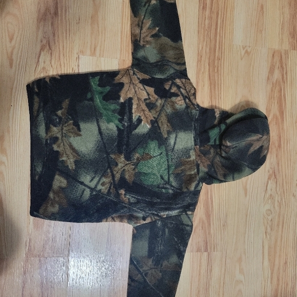 Camo Fleece Kids Jacket - Picture 4 of 5